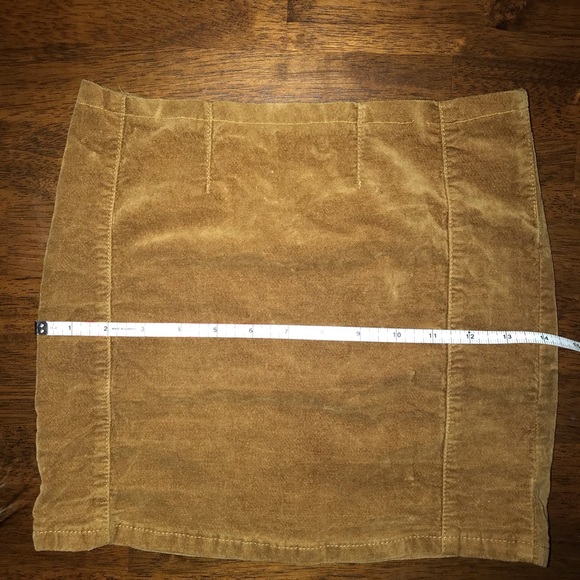 Ships Today!  Brandy Melville Suede Bodycon Skirt - Picture 4 of 8